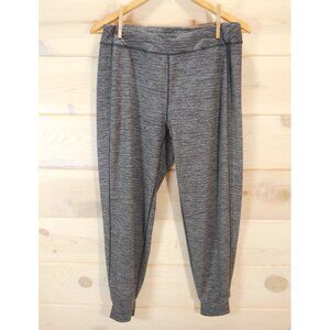 Lucy Women's size M Jogger Pants Heather Gray Pull-on Activewear